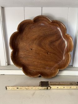 Vintage Teakwood Platter