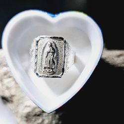 .925 Mexican Silver Ring Size 9"