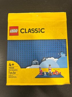 LEGO Classic Blue Baseplate 11025