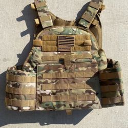 GFIRE Tactical Vest | Tough 500D Nylon | GFIRE Tactical Vest | Tough 500D Nylon | Universal Adjustable Fit | Breathable 3D Mesh Lining (similar photo)