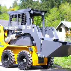 2025 NEW Wheeled Skid Steer 33HP Gas Powerful Bobcat-style loader (Free Forks)