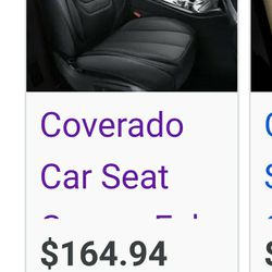 New Coverado Car Seat Covers
