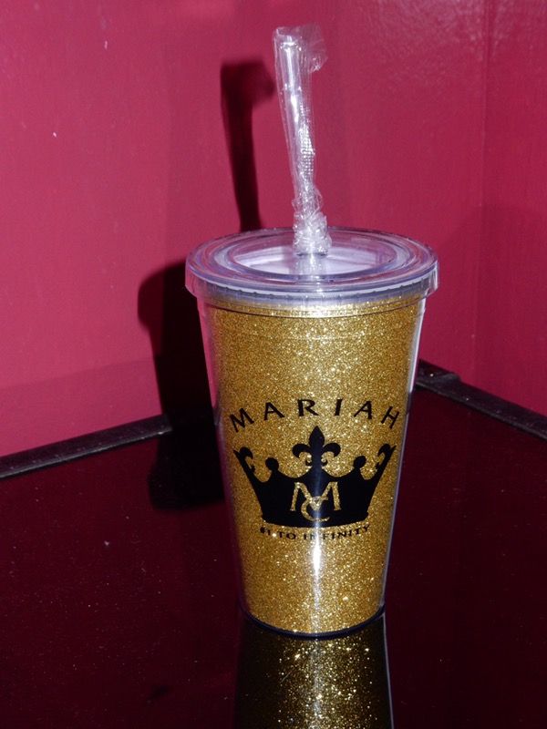 Mariah Carey #1 to infinity straw cup