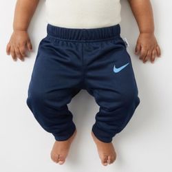 Nike Baby Boys Navy Blue Track Pants Joggers Swoosh Logo Size 3M 3 Months 