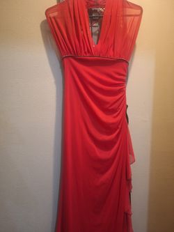 Red evening dress size Small for teenagers 