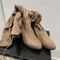 Thigh High Suede Boots