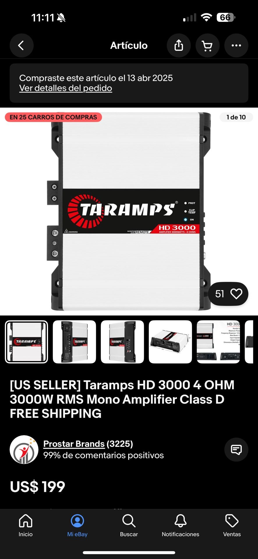TARAMPS HD 3000