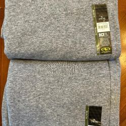 Lot 2 Athletic Works Grey Women's Fleece Open Ankle Sweatpants Xl