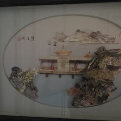 Handmade Chinese 3D Shell Art