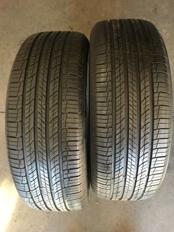 Pair of 2355520 Hankook used tires