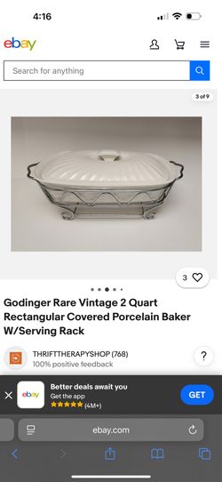 Porcelain Oven Dish 2qts