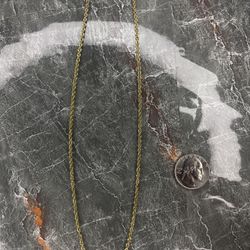 10k gold rope chain 20