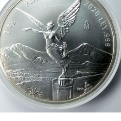 2020 1 kilo silver libertad BU