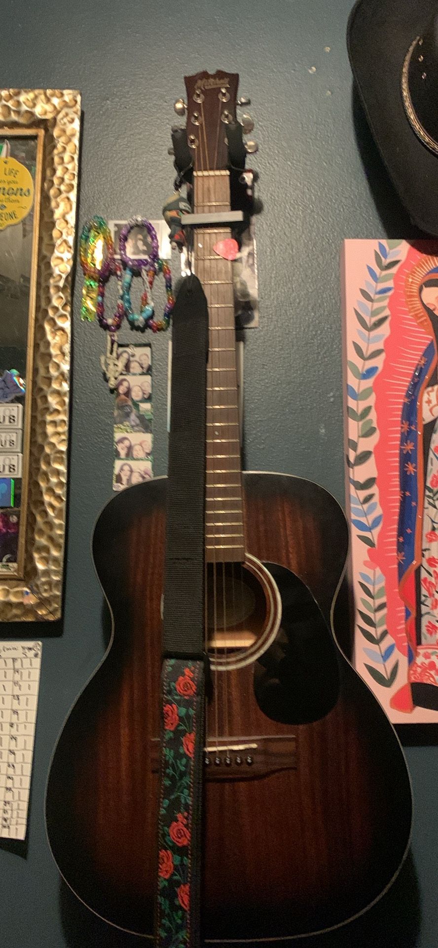 Mitchell T333E BST Mahogany and accessories 