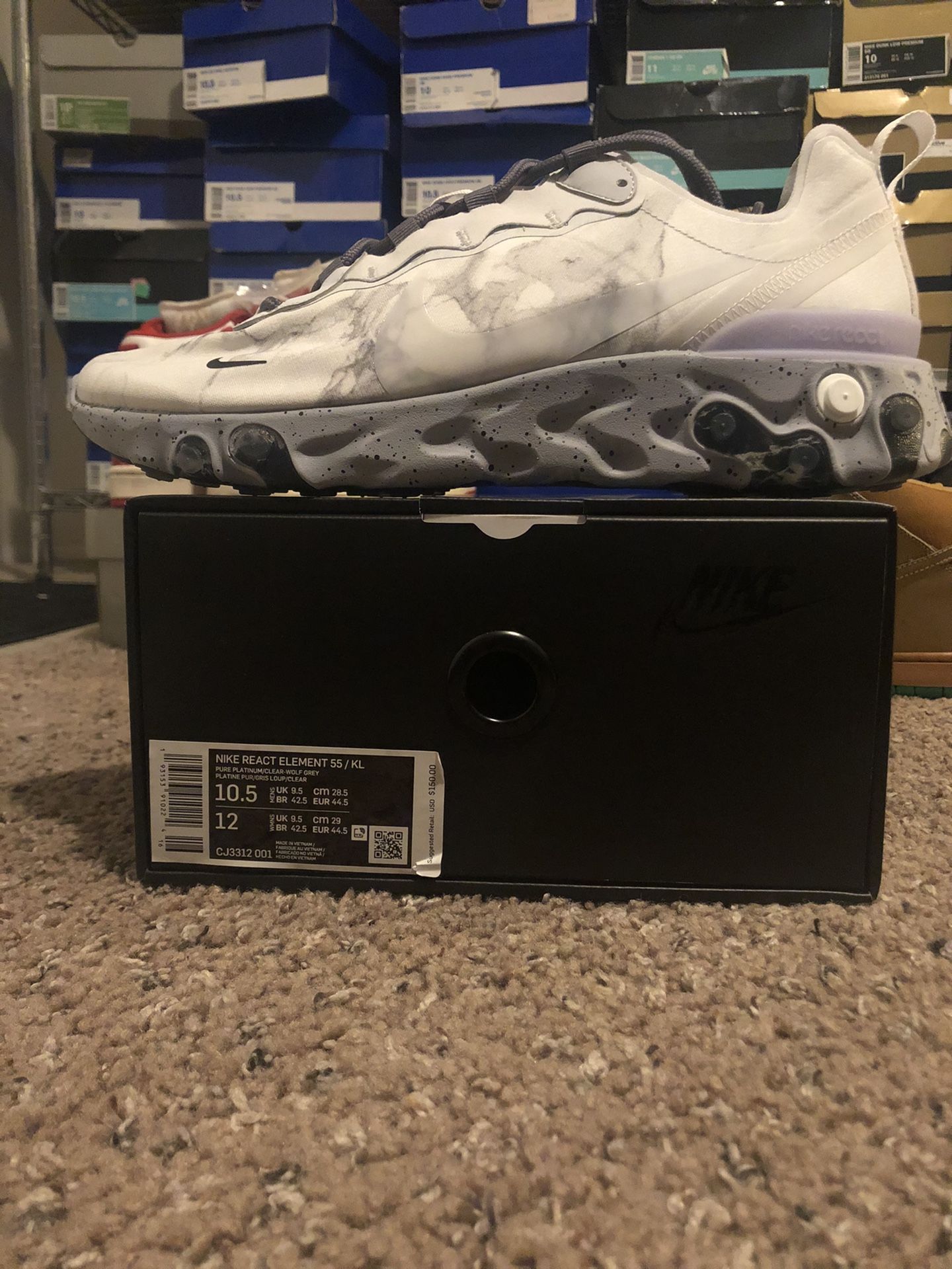 Nike React Element 55/KL Kendrick Lamar Size