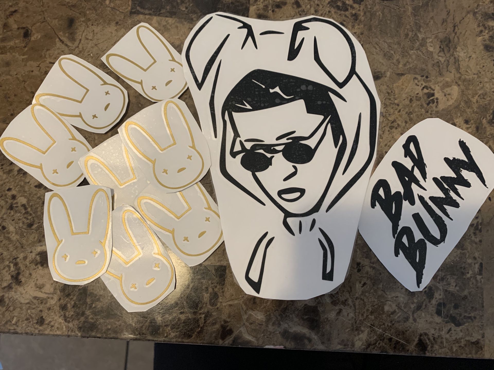 Bad bunny decal stickers