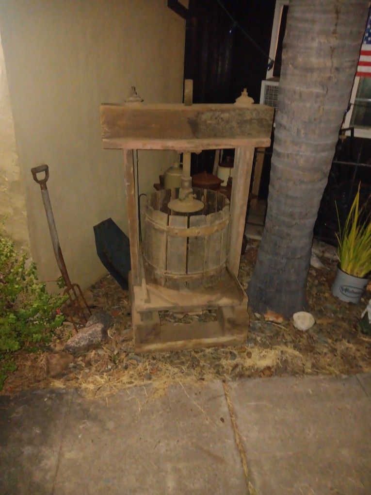 Antique Wine Press