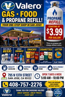 Propane refill 7 days a week