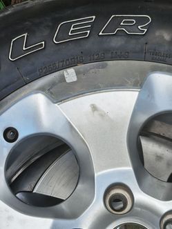3 rines y llantas para jeep side 18 pulgadas
