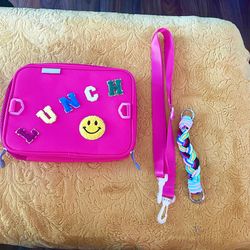 Insulated Lunch Tote with adjustable strap & extra colorful strap