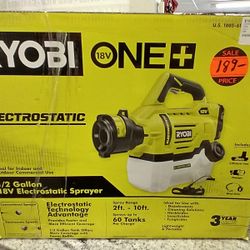 Ryobi Electrostatic Sprayer New In  Box Model P2890