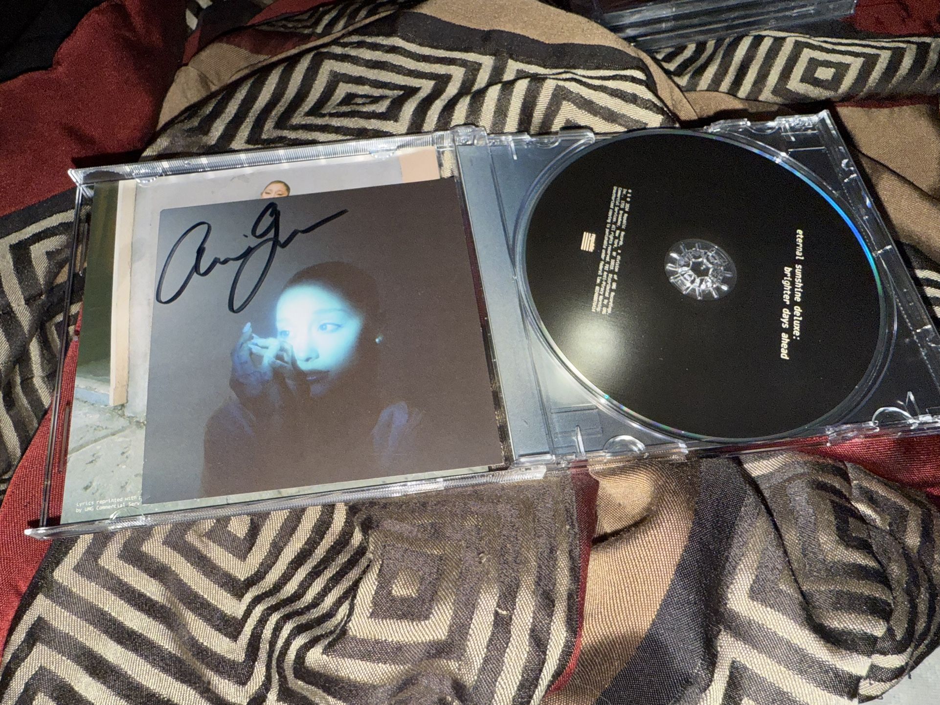 Ariana Grande - Eternal Sunshine Deluxe Singed Cd