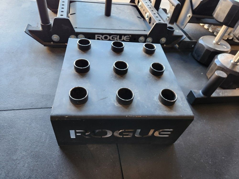 Rogue and Rep Fitness Barbell Storage