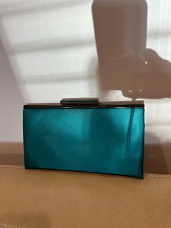 Tiel satin clutch handbag