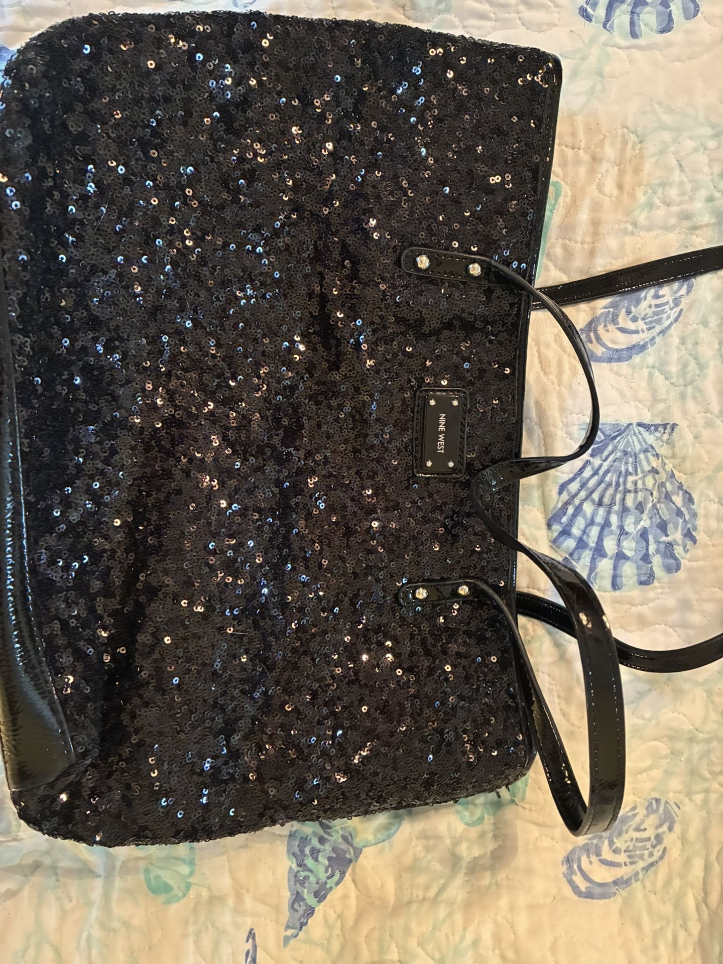 Nine West Sequin black Purse