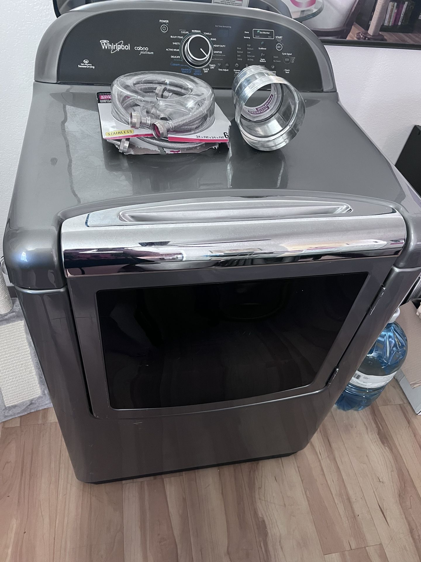 Whirlpool cabrio platinum dryer for large capacity