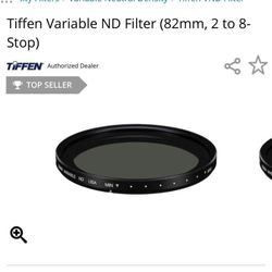 Tiffen Variable ND Filter (82mm, 2 to 8- Stop)