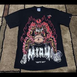 Warren Lotas NBA Finals “White Hot” Miami Heat Tee for Sale in