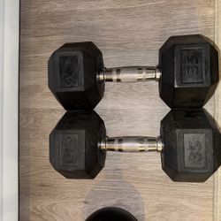 Valor Set Of 35 Lb Dumbbells 