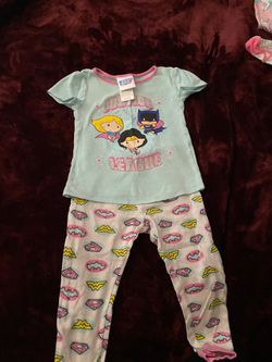 Justice League Toddler Pajama Size 3t