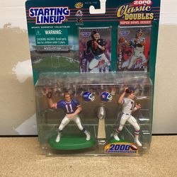 2000 Starting Lineup John Elway & Phil Simms