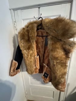 NWT Jordan Craig Men’s Faux Fur Shearling Coat Hooded Jacket