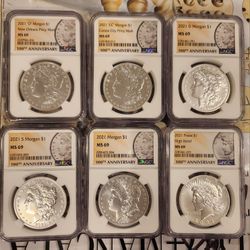 2021 Morgan Silver Dollar Set  Ms69