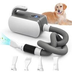 Brand new Dog Dryer,5.2HP/3800W High Velocity Professional Dog Hair Dryer with LED Screen