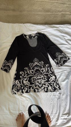 White black market tunic.