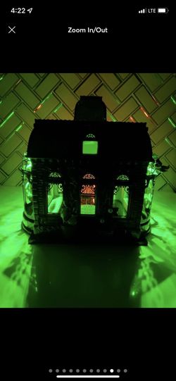 Bath And Work Halloween Haunted House Luminary