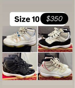 Jordan retro 11s size 10