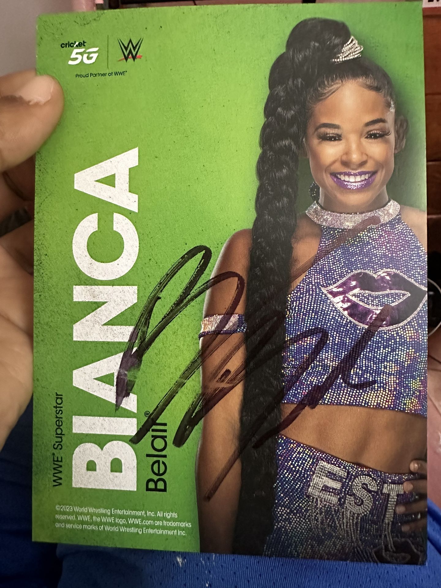 Bianca Belair Signed Autographed For Sale!