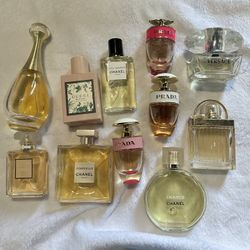 11 Women Perfume - Chanels , Gucci Etc