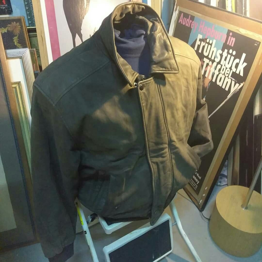 Men's Leather Bomber