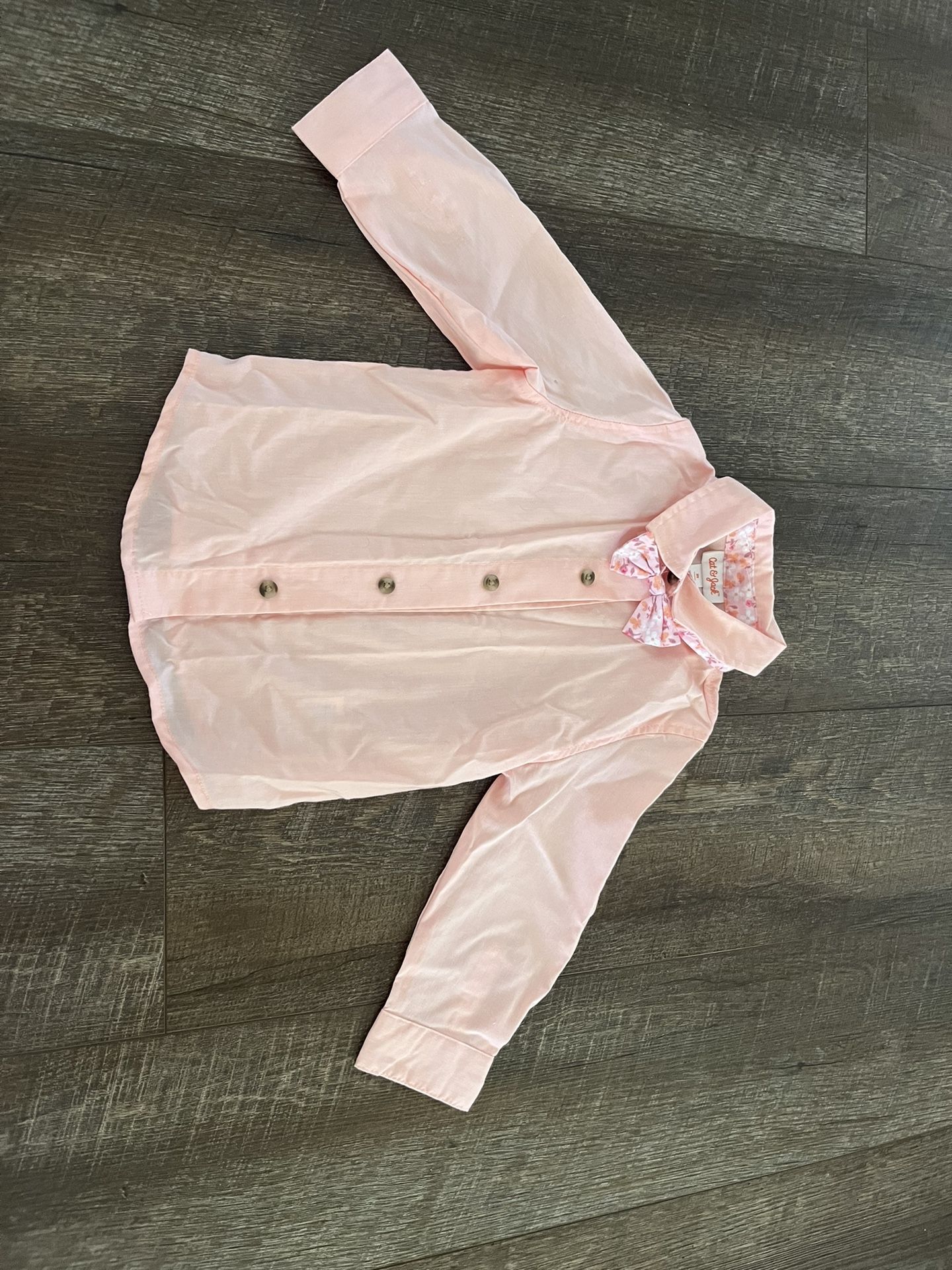 2t Dress Up Shirt With Bow Tie