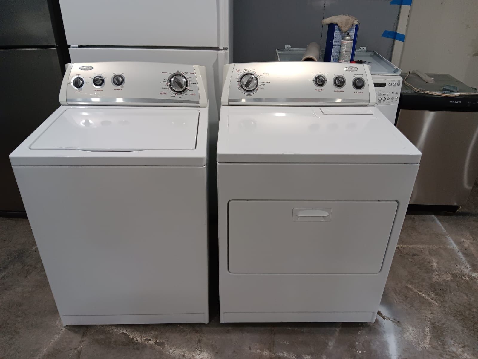 Whirlpool Set Washer And Dryer Electric 
