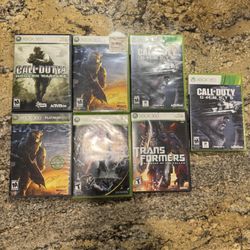 Xbox 360 Games Lot (Qty 7) - Halo 3, Call of Duty 4 MW, Star Wars TFU & More!