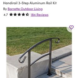 1-3 step Aluminum Handrail