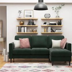Green Sofa Sectional - NEW - FREE DELIVERY 🚚🛋