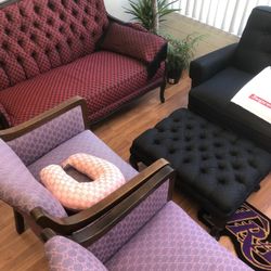 Custom Gucci / LV chairs & Couches 